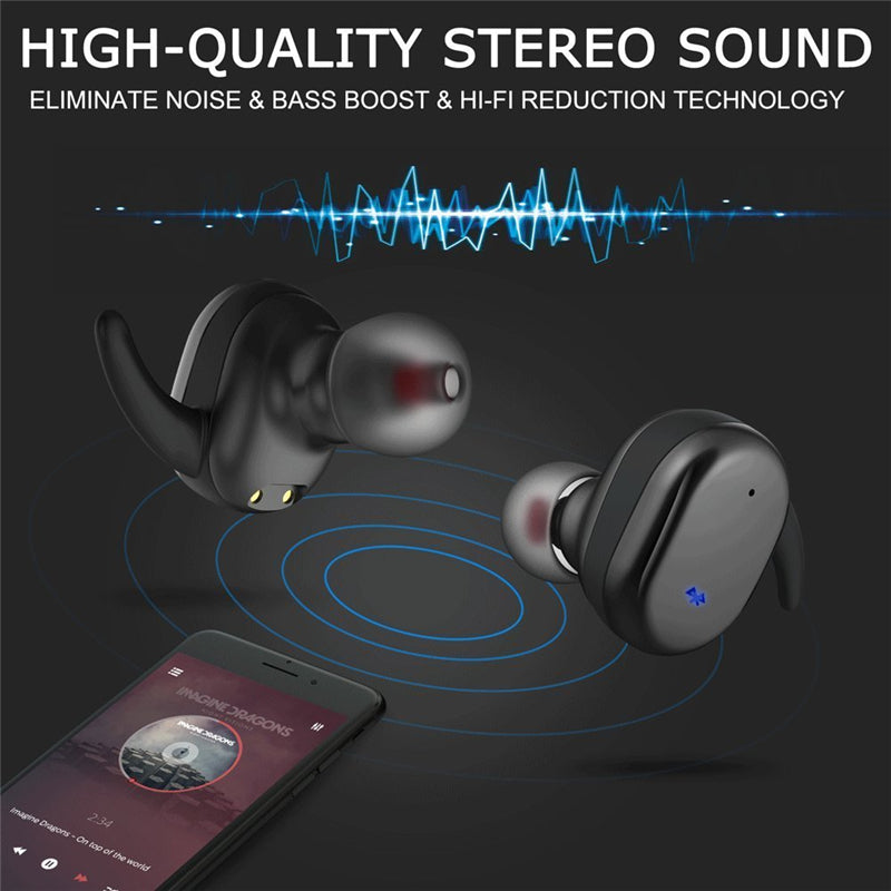 Fones de ouvido bluetooth intra-auriculares para Android e IOS